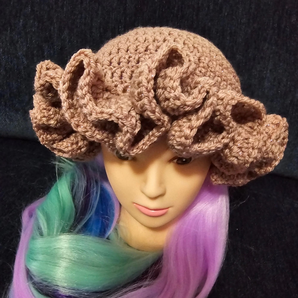 Handmade crochet bucket hat